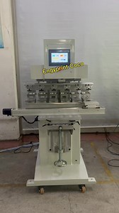 Full electrical six-color pad printing machine Electric PLC#padprinting #padprinter #padprintingservices #padprintingmachine #移印机 | Engyprint Coco