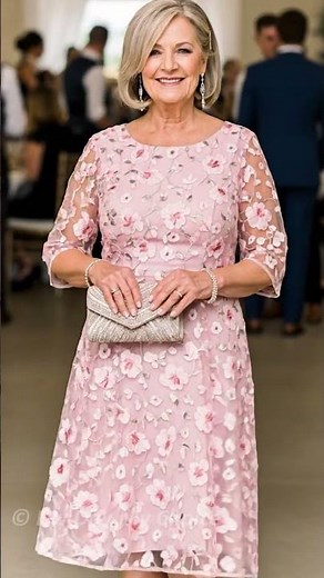 Pink Floral Mother Of The Bride Dresses: Gorgeous Options For Outdoor Garden Wedding Ceremonies