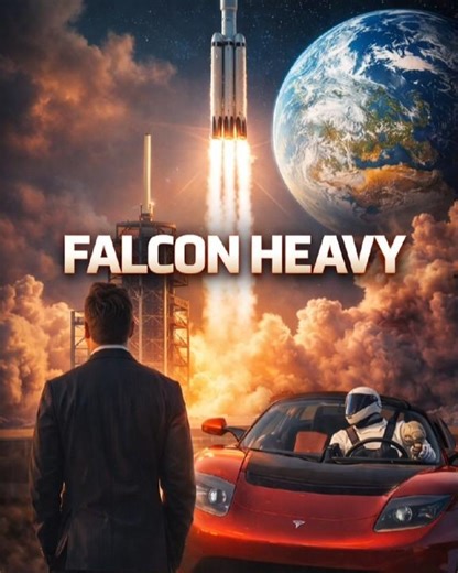 SpaceX Falcon Heavy 🚀 + Tesla in Space 😱 Full Story