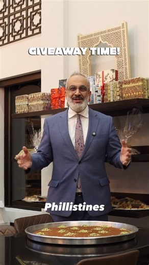 Phillistines Bakery & Sweets on Instagram: "🎉 GIVEAWAY TIME 🎉 We’re giving away to THREE lucky winners: • 5 KG Kunafa from Phillistines Bakery • $100 Gift Certificate • A FREE custom tray (Eid / Ramadan / Christmas) 👇 HOW TO ENTER: 1️⃣ Follow @phillistinesbakery 2️⃣ Tag 3 friends in the comments 3️⃣ Share this post to your story & tag us ✅ Open to everyone ❌ Miss a step = entry not counted 🏆 Winner will be announced on December 21st on our story. Good luck to everyone! Giving back to our com