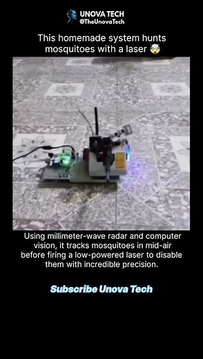 This Homemade Laser System Hunts Mosquitoes Mid-Air! 😳🦟
