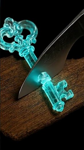 Crystal Key Cutting ASMR | Unlock Calm Energy #ASMR #crystalcutting