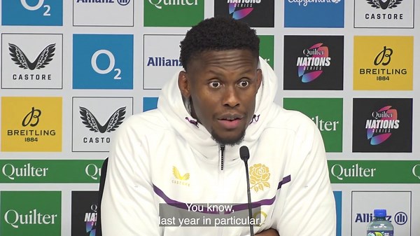 England captain Itoje reacts to dispatching the All-Blacks