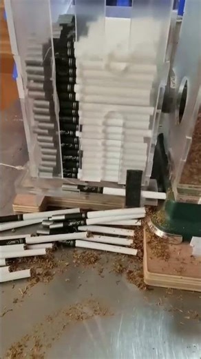 The modified HERMIT CRAB cigarette maker is fast, #AutomaticCigaretteInjector#studywithme #unboxing