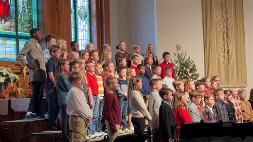 Our 3rd–5th grade choir 🌟🎶 performed “Tonight, He’s a Baby” and “See the Glowing Star,” and they did such a beautiful job! 🎄✨ Their joyful voices reminded us of the wonder of Christ’s birth and the promise He brings. We are so blessed to be a Lutheran school ✝️❤️ where we can boldly proclaim the true meaning of Christmas—Jesus, our Savior! 🙏 | St. John's Lutheran School and Preschool