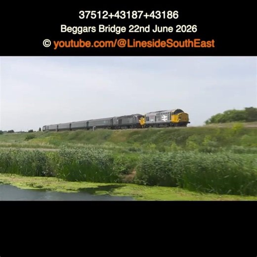 37512 HST Drag at Beggars Bridge 22nd June 2026 #class37 #hst