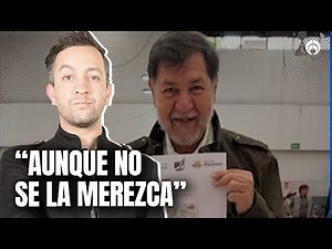 “Gente socrosa”: Noroña recibe su tarjeta de bienestar