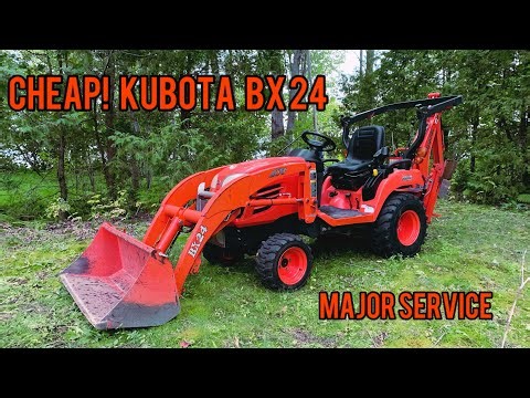 I bought a cheap Kubota BX24 and spend a month fixing it