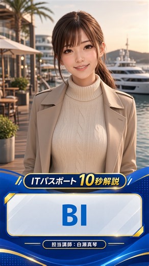 BI(ビジネスインテリジェンス)とは？｜ITパスポート10秒解説