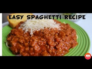 Best Spaghetti Ever, Easy Spaghetti Recipe. Homemade Spaghetti Recipe