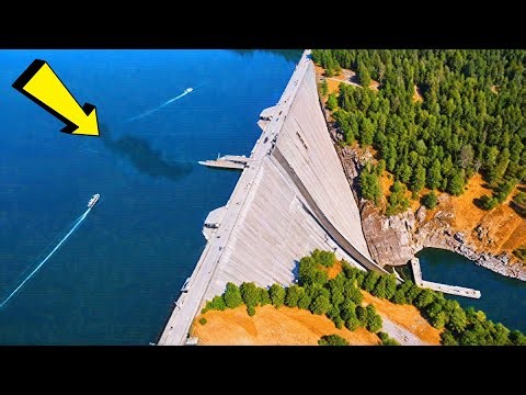 Man Flies Drone Over Dam—What He Films Makes Him Call Police Immediately!