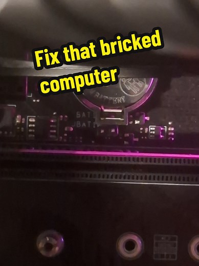 Fixing a Bricked Computer: Resetting BIOS Tips