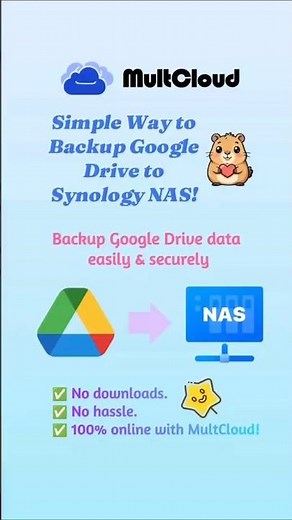 Simple Way to Backup Google Drive to Synology NAS