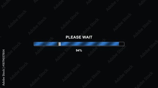 Hexagon grid progressbar animation that shows loading status with hexagonal designs and a smooth transition to 100 percent completion