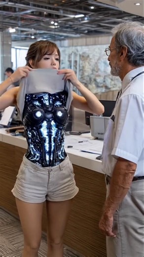 Creating A Old Chinese Man Robot Woman #explore #amazing #shorts