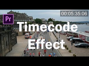 프리미어프로 야매강좌 16강 타임코드 이펙트