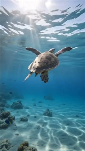 Rescuers Found This Sea Turtle Covered in Barnacles… Then They Started Cleaning 🐢🌊