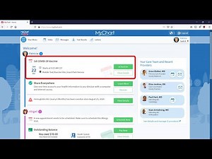 MyChart: Complete COVID-19 Vaccine E Check In (For Desktop)