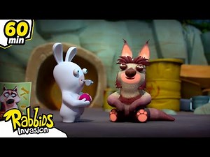 There's a Werewolf amoung the Rabbids! | RABBIDS INVASION | 1H compilation | Cartoon for kids