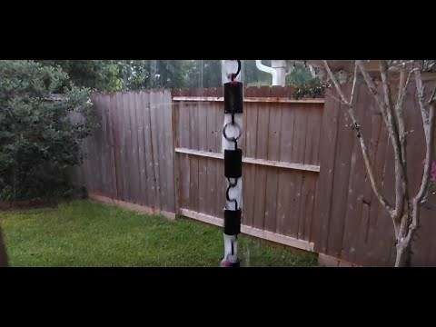 Transform Your Home & Catch Rain Better: Replacing Gutter Downspouts with Elegant Rain Chains!