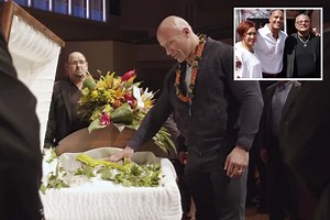 The Rock shares eulogy from dad's funeral & wishes for 'one more shot to say bye'