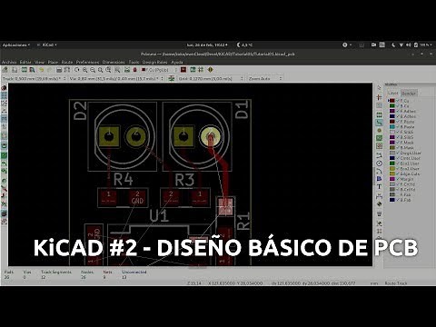 KiCAD #2 - Diseño básico de PCB
