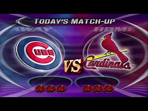 Chicago Cubs vs. The St. Louis Cardinals - MLB Slugfest 2004