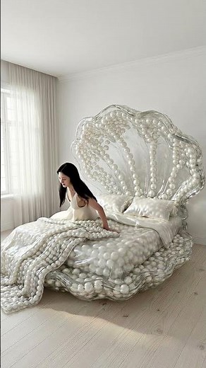 🔴 She Slept In A REAL Pearl Slime Bed! 🤤🫧 #SlimeASMR #OddlySatisfying #ASMR #Slime #Satisfying