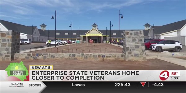 State veterans home in Enterprise closer to completion