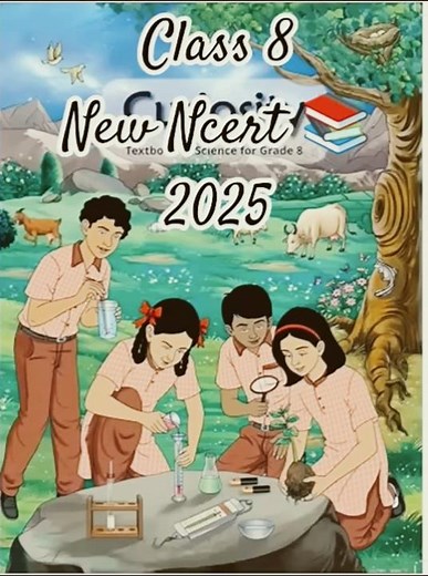 "New NCERT Books📚 for Class 8 🔄 Update 2025" #newncertbook #class8 #2025