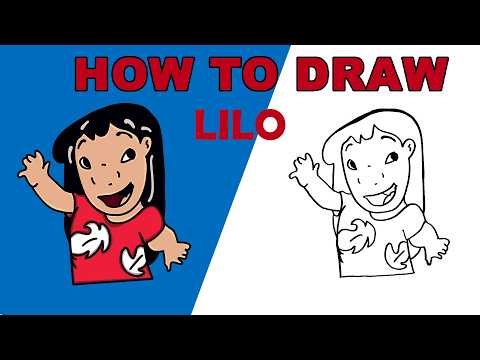 How to Draw Lilo Step by Step | Easy Lilo & Stitch Drawing Tutorial for Beginners