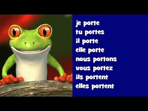Canto conjugación francés ♫♫ # Verbo = porter