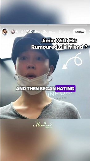 Jimin With Her Rumored Girlfriend #Jimin #Bts #Blackpink