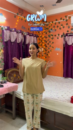 Mahanuja Shaikh | Recreating my interview look💙✈️ . . . . Indigo, airline, cabin crew, aviation, aviation industry, uniform, indigo airline cabin crew,... | Instagram