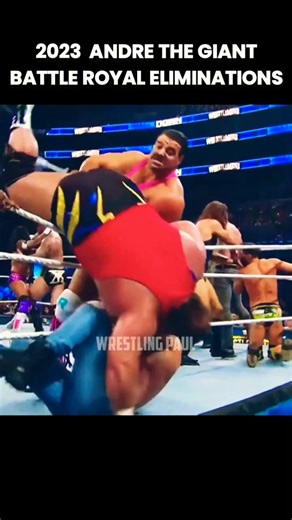 2023 ANDRE the GIANT Memorial BATTLE Royal | All ELIMINATIONS Edit🔥 #wwe #wrestlemania #battleroyal