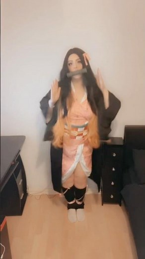 Nezuko cosplay from Demon Slayer! #cosplay #nezuko #demonslayer