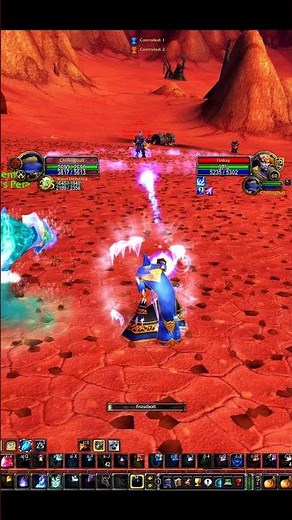 WoW Classic TBC Mage World PvP - 1v1 Mage vs Shaman #worldofwarcraft #mmorpg #pvp