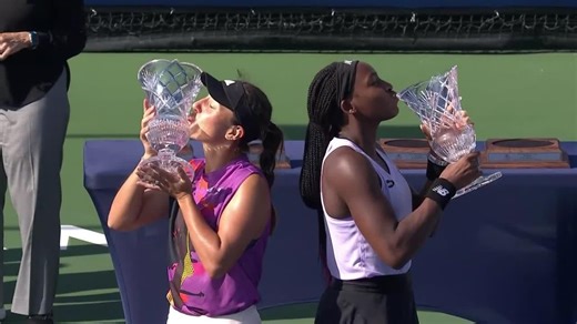 28K views · 2.1K reactions | Sweet victory 朗  Jessica Pegula and Coco Gauff secure their third team title and are your first-ever San Diego Open doubles champions! | WTA | Facebook