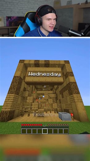What Do the Days of the Week Feel Like in Minecraft? 😭🙏 #shorts #minecraft #minecraft #mine #funn...