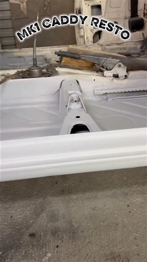 The mk1 vw caddy restoration continues… #mk1caddy #vwcaddy #rust #classicvw