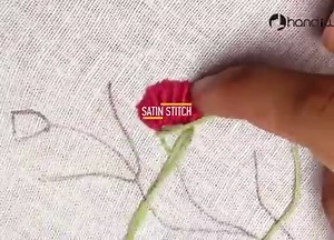 Hand embroidery flower designs for dresses By: HandiWorks | MetDaan DIY