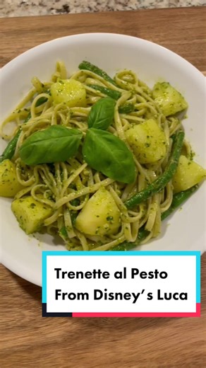 Cooking Trenette al Pesto from Disney's Luca: A Delicious Dinner Recipe