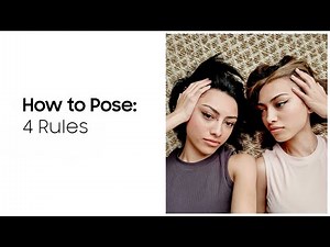 How to Pose for Pictures? 4 Rules from Professional Photographer