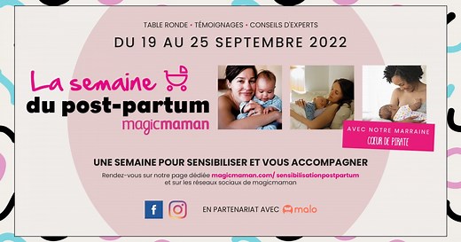 magicmaman lance la semaine de sensibilisation au post-partum