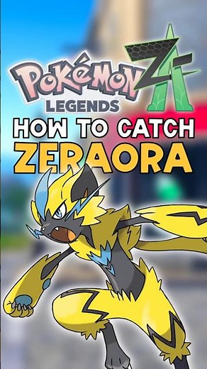 How to get Zeraora in Pokémon Legends: Z-A! #pokemon #legendsza #Zeraora