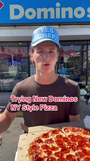 #ad Trying the brand new @Domino’s NY Style pizza #dominos #pizza #pepperoni #pepperonipizza #nypizza #newyorkpizza #Hawaiianpizza