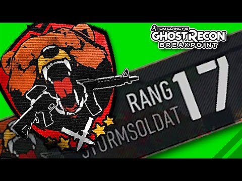 STURMSOLDAT Level 17 (Rang 16 auf 17) 👻 Ghost Recon Breakpoint Klassen Leveln