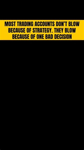 Trading | Trader | Money on Instagram: "🚨📉 ONE BAD DECISION CAN BLOW YOUR ACCOUNT Most traders don’t lose because of strategy ❌ They lose because of EMOTIONS 😤 💥 One loss → revenge mindset 📈 Bigger position → bigger damage ⛔ One bad day → months wiped out 🧠 PRO TRADER RULES ✅ After a loss → close the chart ✅ Next trade = next day ✅ Same risk, same rules ✅ Emotions never control execution 💡 “The market doesn’t take your money… it takes your control.” 👇 If this hit you, comment “CONTROL” �