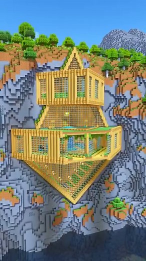 Material List 👇 - Oak Planks | 6918 - Stripped Oak Log | 5626 - Oak Slab | 2749 - Glass | 2700 - Oak Stairs | 1481 - Grass Block | 1122 - Oak Trapdoor | 668 - Glowstone | 589 - Dirt | 508 - Moss Block | 334 - Bamboo Stairs | 234 - Bamboo Slab | 223 - Stone | 210 - Oak Leaves | 190 - Light Blue Terracotta | 188 - Water Bucket | 176 - Wheat Seeds | 176 - Chain | 159 - Potato | 154 - Bamboo Trapdoor | 151 - Carrot | 132 - Light Blue Stained Glass | 126 - Cyan Carpet | 106 - Chest | 102 - Torch | 8