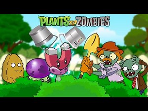 Plants vs zombies 2 Cartoon (Animation): Fume Shroom, Magnet Shroom Level 9999 vs Zombies Heroes